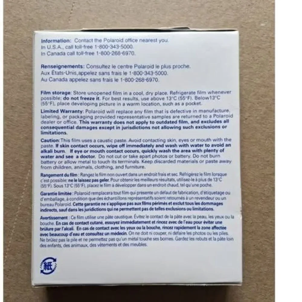 Polaroid One Step Type 600 Instant Film Pack Sealed Expire 11/05 NEW In Box